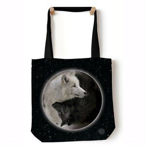 The Mountain Ying Yang 18" Tote Bag